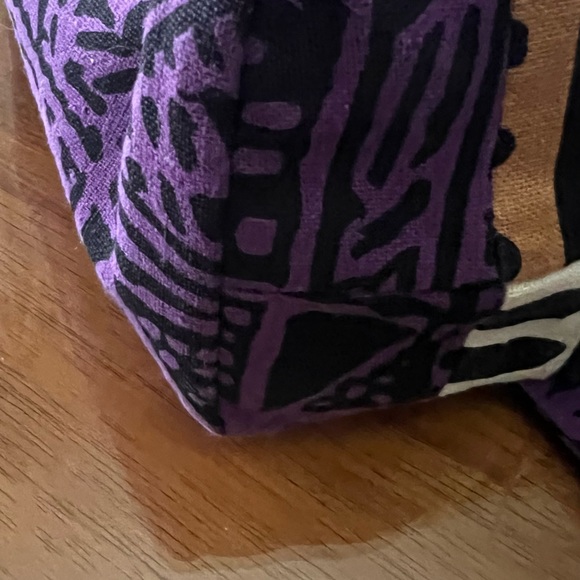 African Multi Print Cloth Shoulder Bag Good Condition - Picture 14 of 15